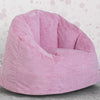 Pink (210C) 24-Cozee Fluffy Chair, Toddler Size (For Kids Up to 6 Years Old)