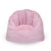 Pink (210C) 16-Cozee Fluffy Chair, Kid Size (For Kids Up To 10 Years Old)