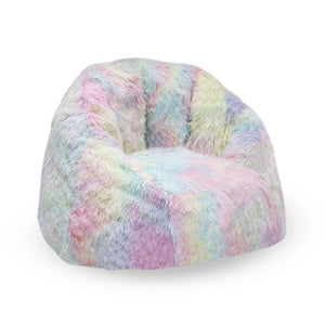 Tie-Dye (5055) 20-Cozee Fluffy Chair, Kid Size (For Kids Up To 10 Years Old)