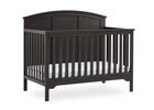 Textured Stone Grey (1460) 11-Sweet Beginnings Sage Curve Top 6-in-1 Convertible Crib