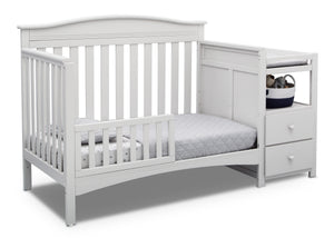 Bianca White (130) 5-Birkley Convertible Crib and Changer