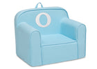 O 59-Personalized Monogram Light Blue Cozee Chair