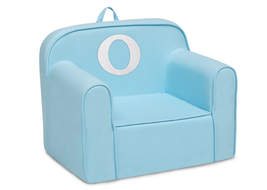 O 59-Personalized Monogram Light Blue Cozee Chair