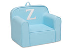 Z 103-Personalized Monogram Light Blue Cozee Chair