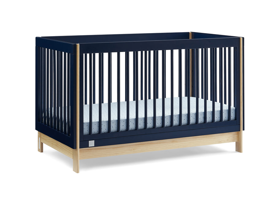 Navy with Natural (1481) 3-babyGap Tate 4-in-1 Convertible Crib
