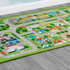 City Life (3403) 9-Large Road Map Activity Rug for Girls and Boys - 54-inch L x 39-inch W