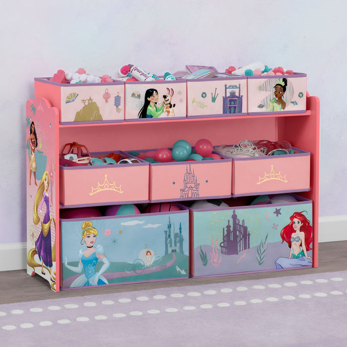 Disney Princess (1038) 0-Princess Deluxe 9 Bin Design and Store Toy Organizer