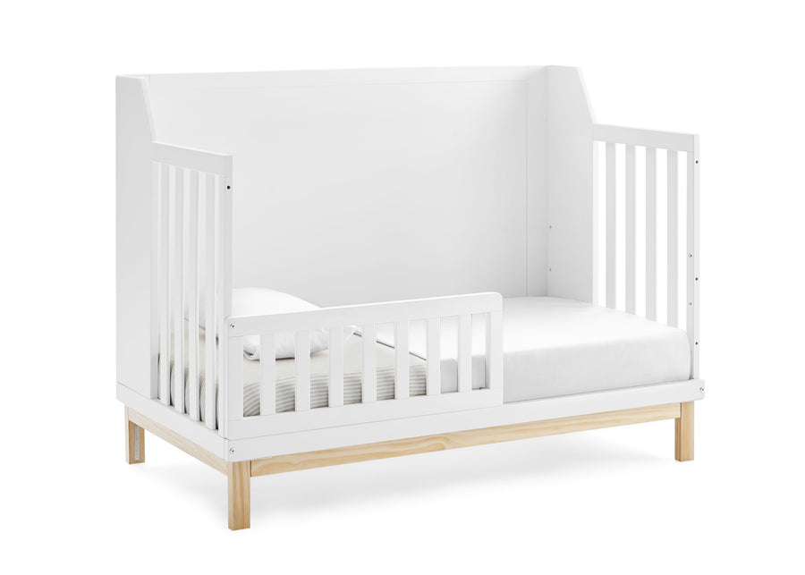Bianca White with Natural (123) 5-babyGap Oxford 6-in-1 Convertible Crib