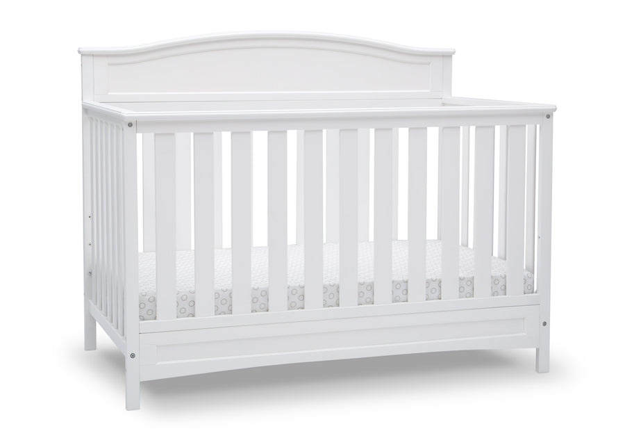 White (100) 2-Emery 4-in-1 Convertible Crib