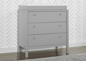Grey (026) 0-Remy 3 Drawer Dresser with Changing Top