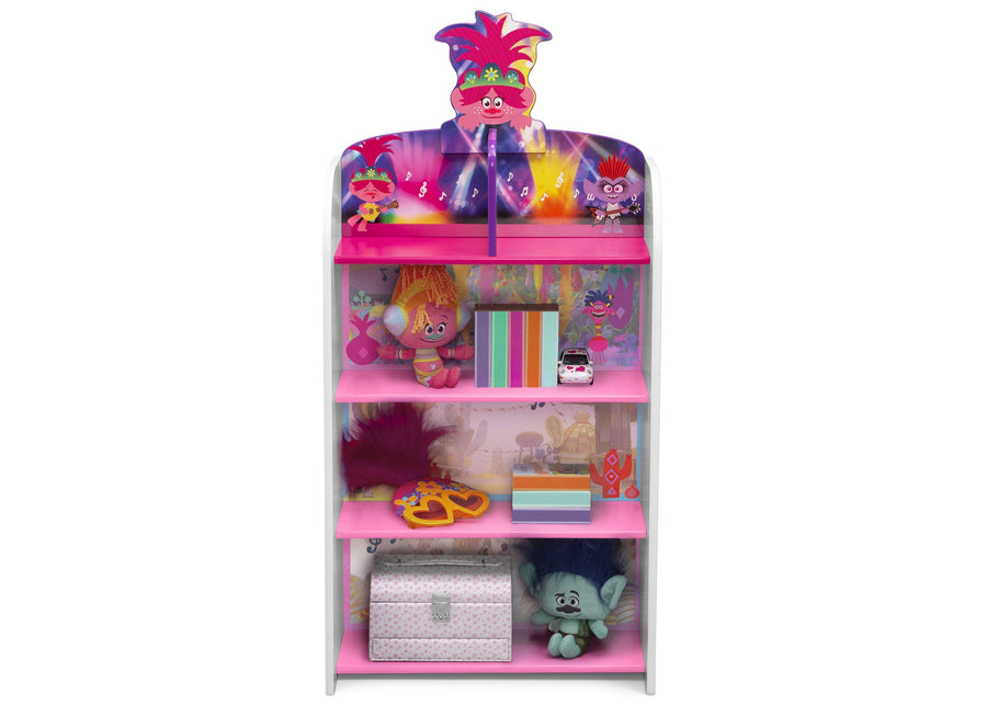 Trolls (1177) 2-Trolls World Tour Wooden Playhouse 4-Shelf Bookcase