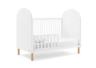 Bianca White with Natural (123) 4-Reese 4-in-1 Convertible Crib