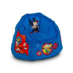 Mickey Hot Dog (1054) 3-Mickey Mouse Cozee Fluffy Chair, Toddler Size (for Kids Up to 6 Years Old)