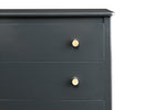 Charcoal Grey with Natural (1410) 5-Casey 3 Drawer Dresser