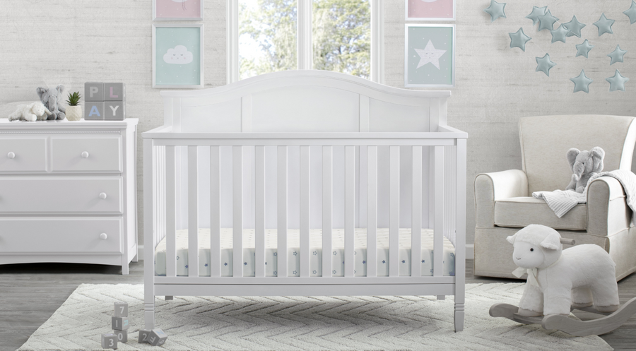 White (100) 32-Madrid 5-in-1 Convertible Crib