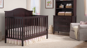 Dark Chocolate (207) 17-Madrid 5-in-1 Convertible Crib
