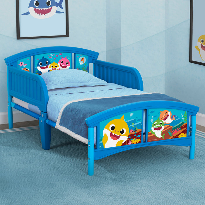 Baby Shark (1127) 1-Baby Shark Plastic Toddler Bed