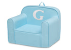 G 28-Personalized Monogram Light Blue Cozee Chair