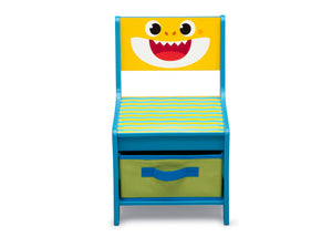 Baby Shark (1127) 4-Baby Shark Wood Art Desk and Chair Set