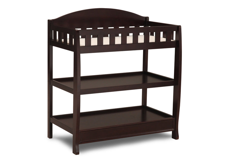 Dark Chocolate (207) 12-Wilmington Changing Table with Pad