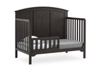 Textured Stone Grey (1460) 12-Sweet Beginnings Sage Curve Top 6-in-1 Convertible Crib