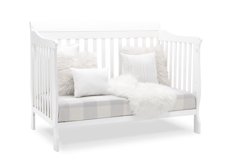 Bianca White (130) 6-Canton 6-in-1 Convertible Crib