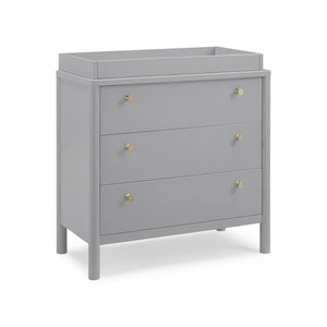 Grey (026) 5-Remy 3 Drawer Dresser with Changing Top