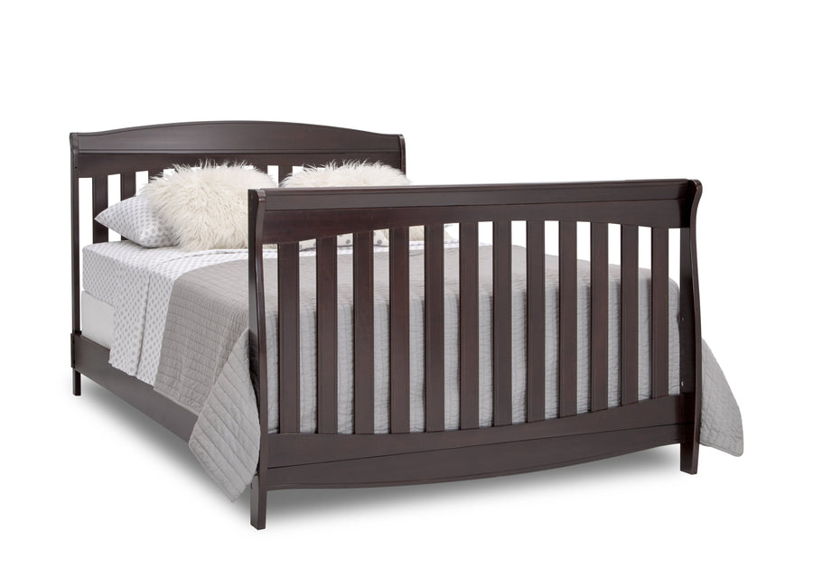 Colton 6-in-1 Convertible Crib Dark Chocolate (207) 22-Colton 6-in-1 Convertible Crib