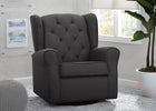 Charcoal Grey (931) 6-Emma Nursery Glider Swivel Rocker Chair
