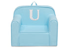 U 82-Personalized Monogram Light Blue Cozee Chair