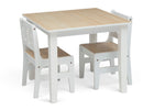 Natural and Primary Colors (1189) 2-Table and Chair Set (2 Chairs Included)