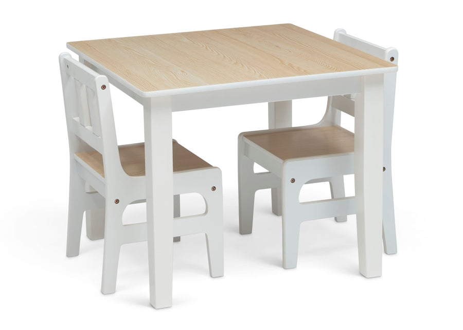 Natural and Primary Colors (1189) 2-Table and Chair Set (2 Chairs Included)