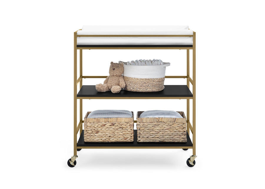 Ebony Melamine with Melted Bronze (1502) 2-Jade Changing Table