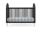 Ebony with Natural (1482) 9-Reese 4-in-1 Convertible Crib