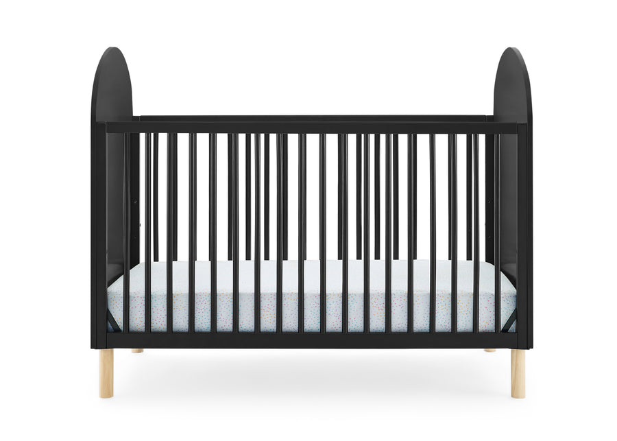 Ebony with Natural (1482) 9-Reese 4-in-1 Convertible Crib