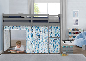 Arrowhead (497) 9-Bed Tent - Curtain Set for Twin Loft or Bunk Bed (Bed Sold Separately)