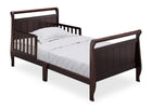 Dark Chocolate (207) 2-Wood Sleigh Toddler Bed