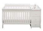 Bianca White (130) 14-Princeton Junction Convertible Crib and Changer