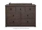 Rustic Grey (084) 2-Monterey 7 Drawer Dresser