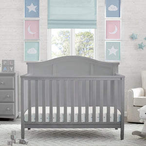 Grey (026) 1-Madrid 5-in-1 Convertible Crib
