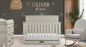 Caden 6-in-1 Rustic Mist Crib with Trundle Drawer 6