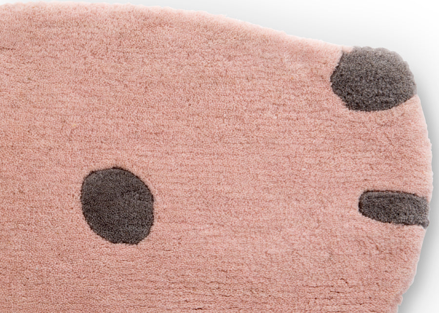Assorted (999) 3-Hand-Tufted 100% Wool Bunny Rug