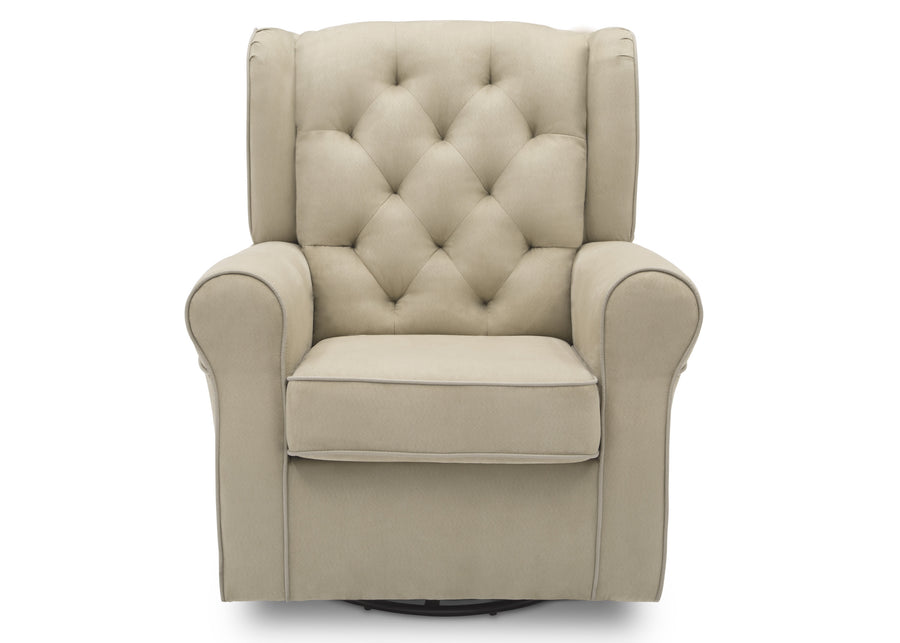 Creme (282) 8-Emerson Nursery Glider Swivel Rocker Chair