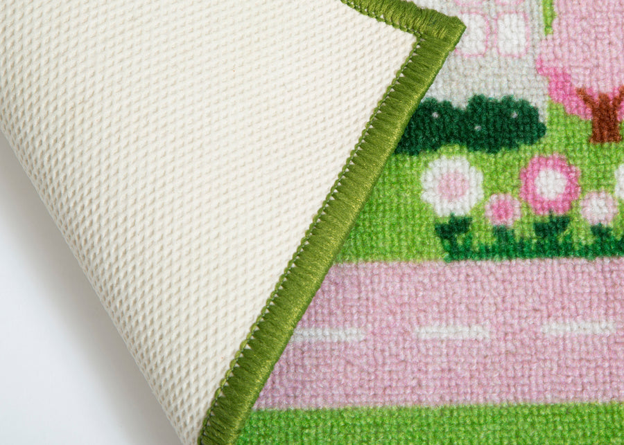 Pink City (3015) 8-Large Road Map Activity Rug for Girls and Boys - 54-inch L x 39-inch W