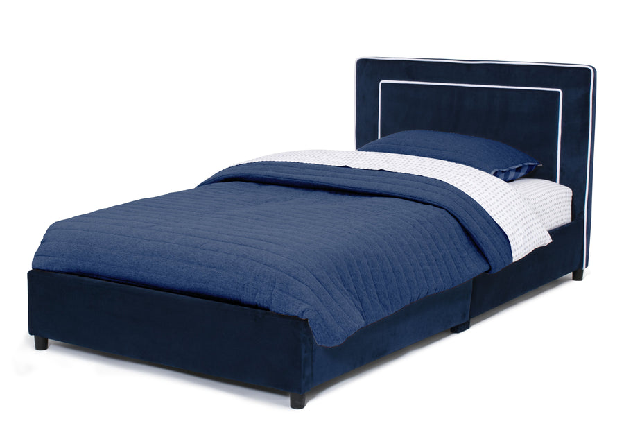 Blue (999) 4-Upholstered Twin Bed