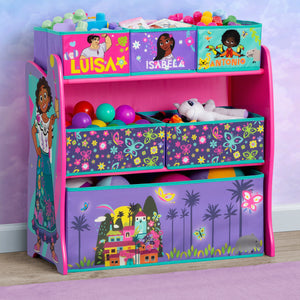 Encanto (1039) 19-Disney Encanto 6 Bin Design and Store Toy Organizer