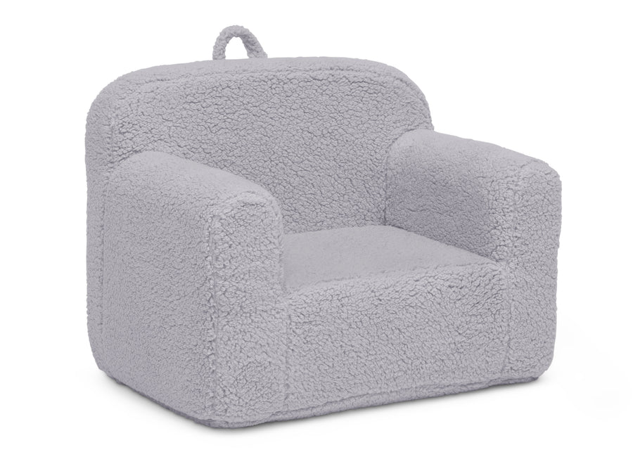 Grey Sherpa (5031) 3-Cozee Sherpa Chair for Kids