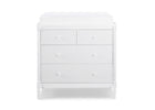 DCB: Bianca White (130) 7-Saint 4 Drawer Dresser with Changing Top