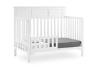 Bianca White (130) 12-Sweet Beginnings Hart Flat Top 6-in-1 Convertible Crib
