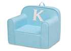 K 44-Personalized Monogram Light Blue Cozee Chair